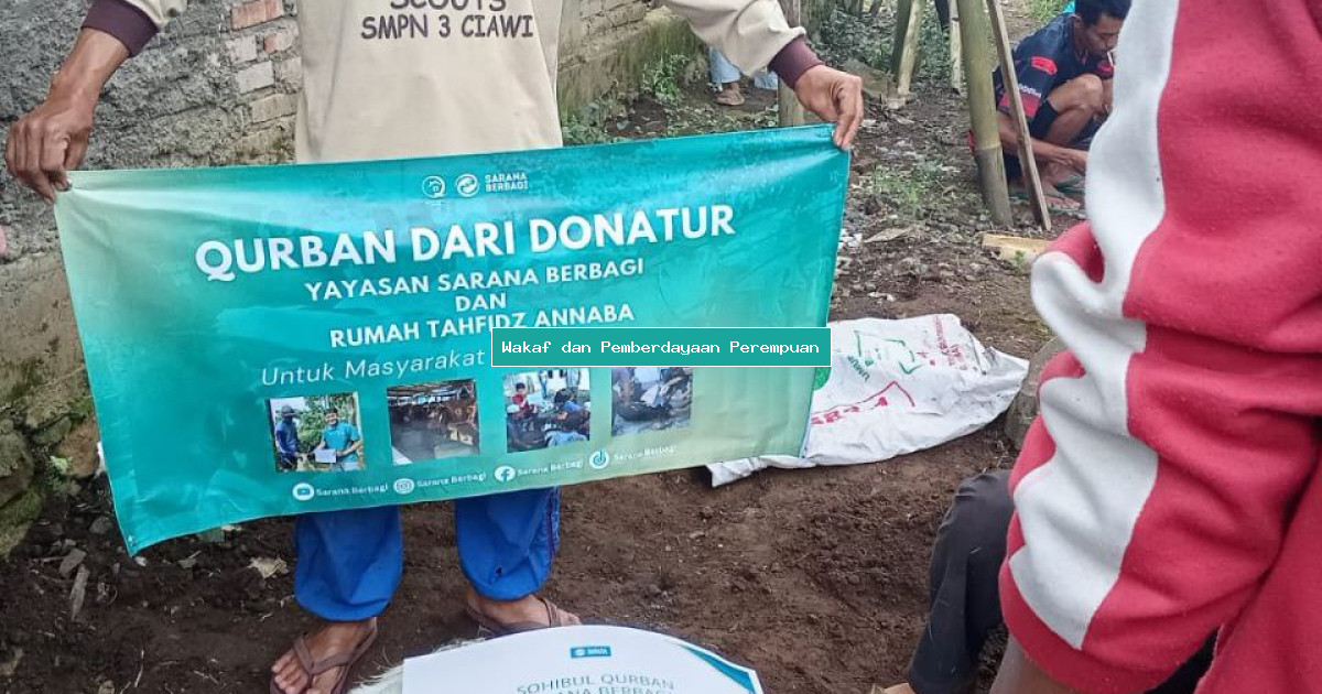 Wakaf dan Pemberdayaan Perempuan